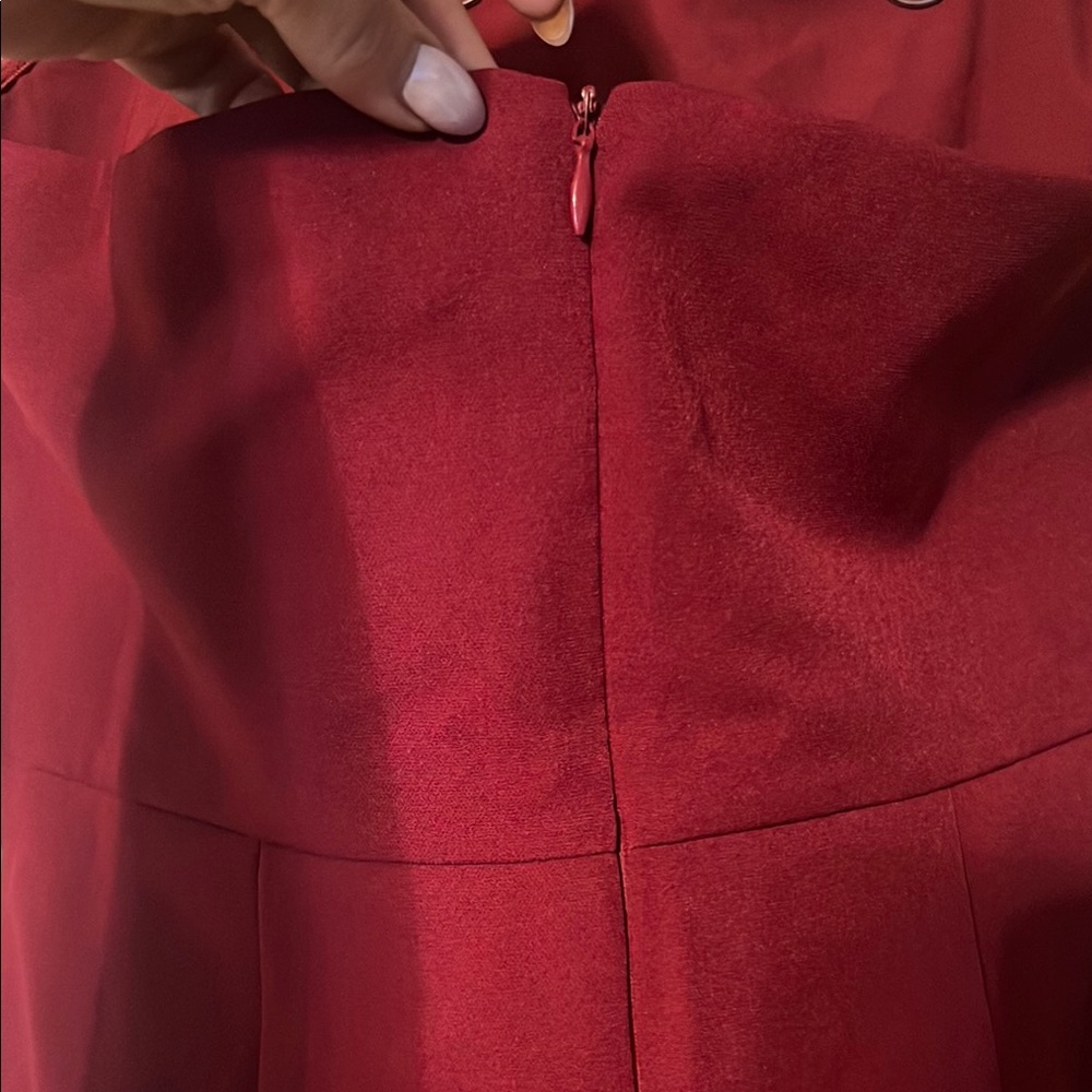 o.p.t Red Strapless Sheath Dress for a Night Out - Picture 9 of 12